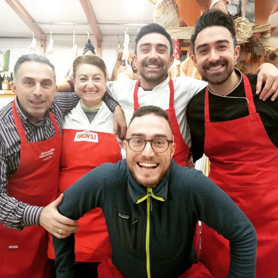 Selfie della squadra a Natale